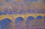 Effect Paintings - Waterloo Bridge Sunlight Effect 1 by Claude Monet